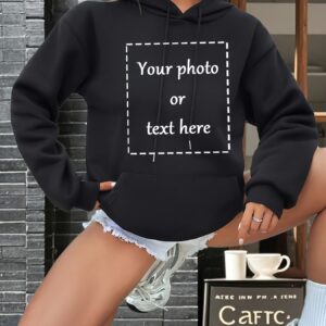 Sweat à capuche noir